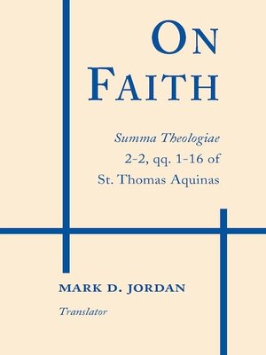 cover image of On Faith